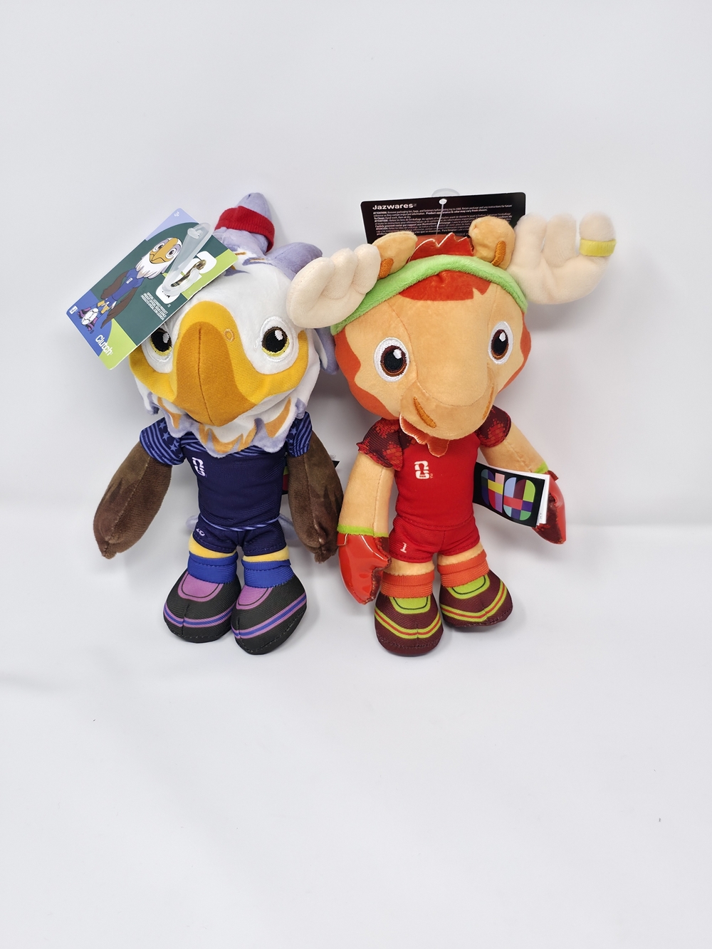 FIFA World Cup 2026 Clutch & Maple 8" Official Mascot Plush Bundle NWT
